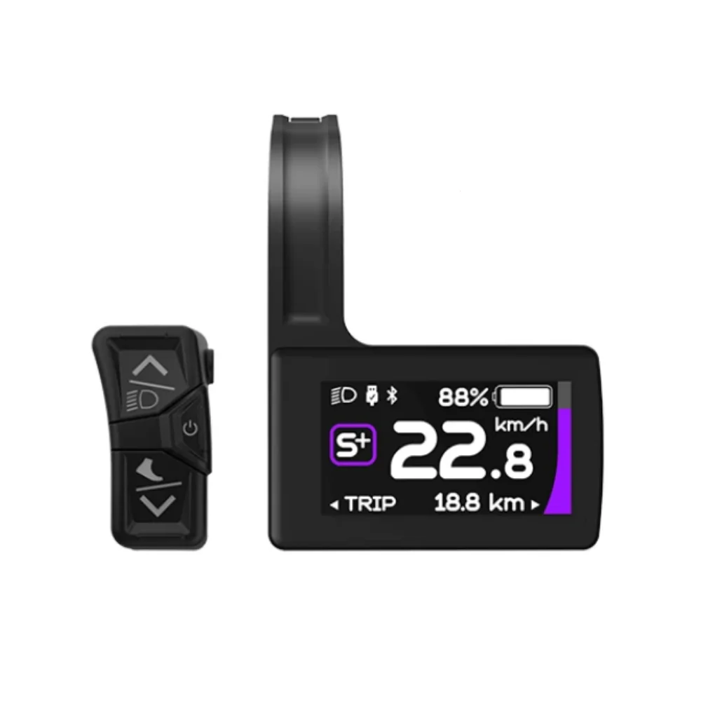 Bafang Bbs02B 48V 750W Mid Drive Kit - Цветной дисплей-спидометр Bafang DPC245 V3 3.0