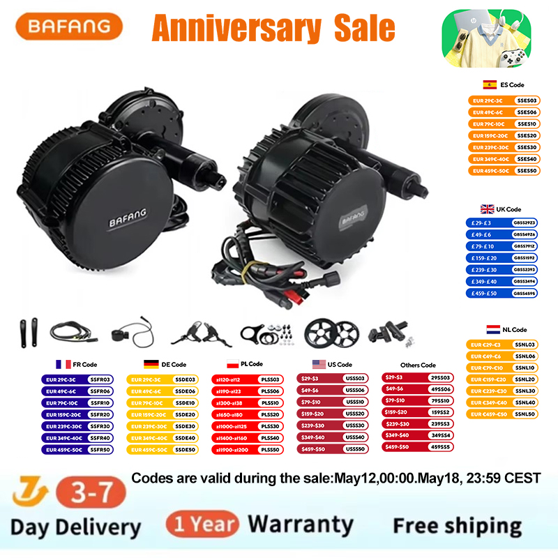Bafang Bbshd 1000W Conversion Kit - Комплект для переоборудования электровелосипеда Bafang BBSHD
