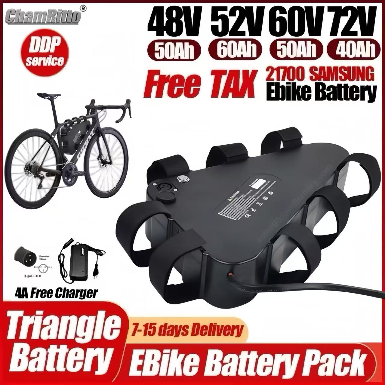 Аккумулятор для электровелосип – обзор и цена Electric Bicycle Battery 72V 30Ah