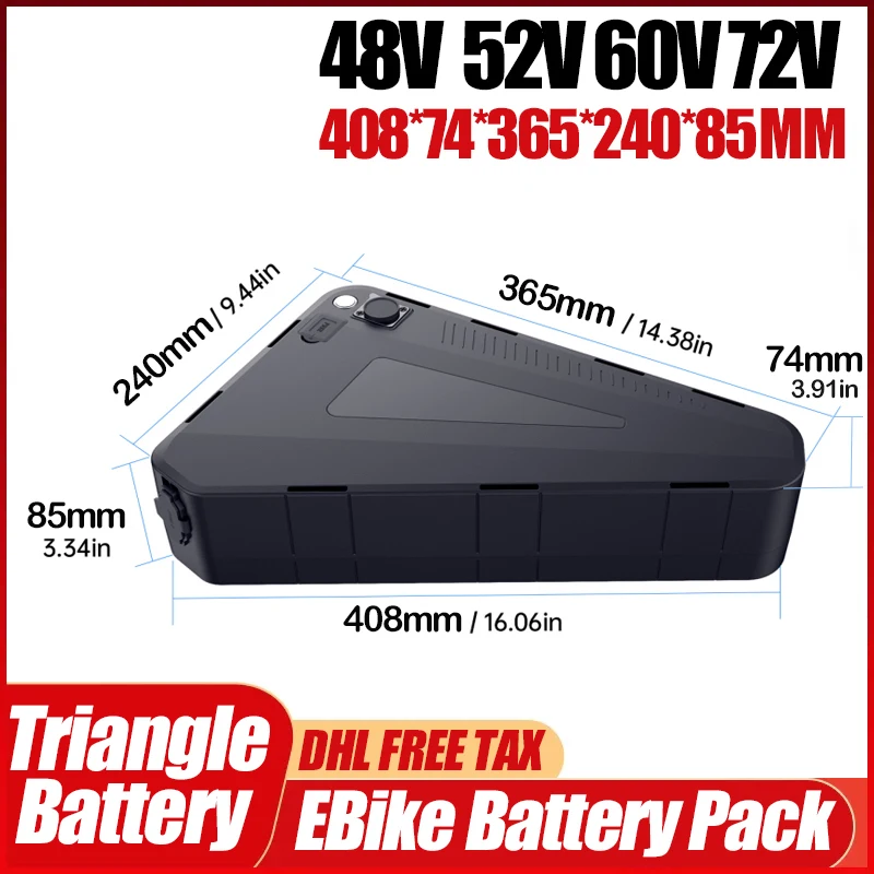 Аккумулятор для электровелосип – обзор и цена Electric Bicycle Battery 72V 30Ah