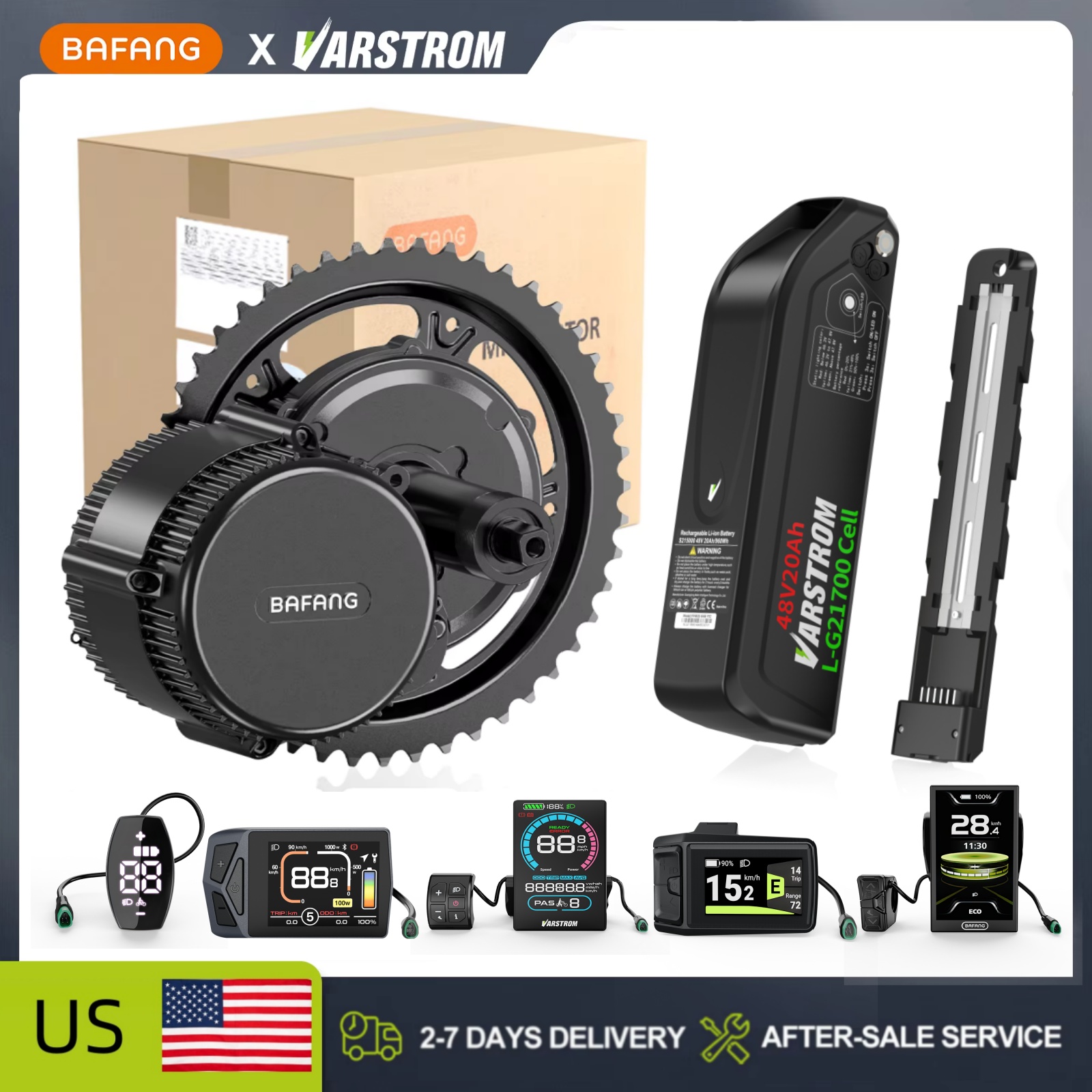 [В наличии в США] Комплект для – обзор и цена Bafang Bbshd 1000W Conversion Kit