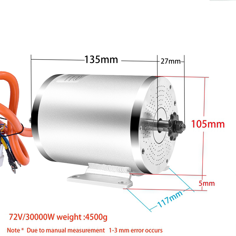Электрический бесщеточный двиг – обзор и цена Ebike Conversion Kit 72V 3000W